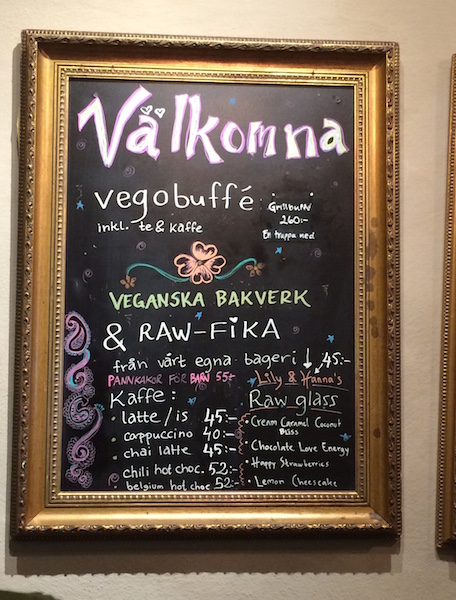 Hermans Stockholm - restaurant végétarien - dessert cru et vegan